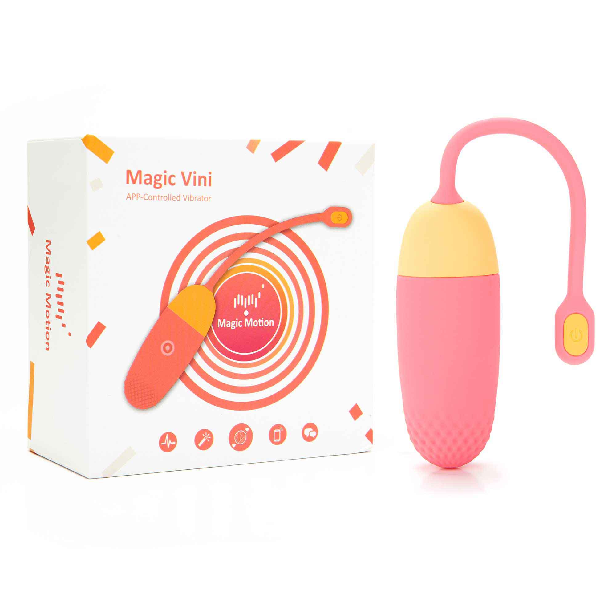 Magic Motion Vini ORANGE APP Controlled Vibrator - MM-VINI ORN