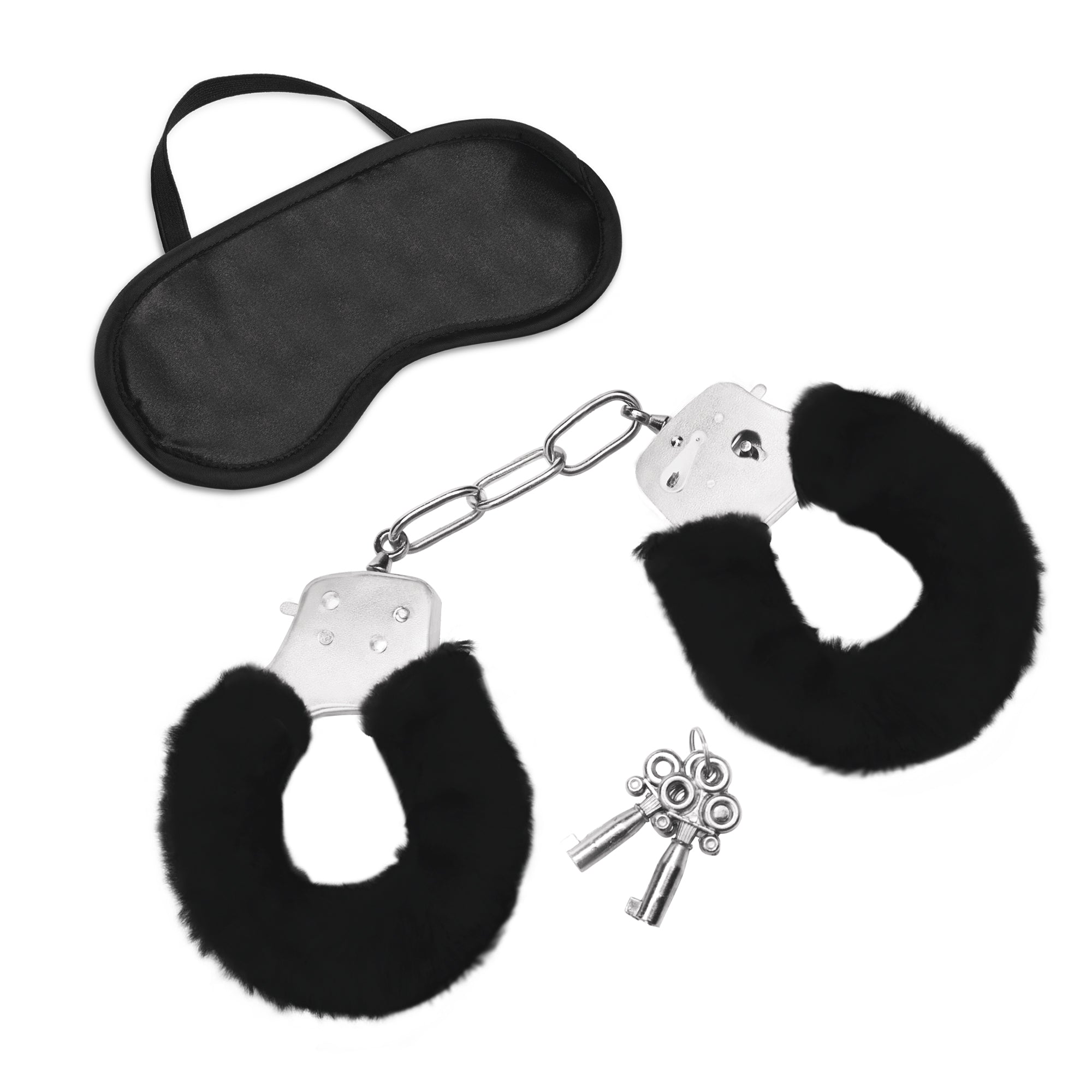 Furry Love Cuffs & Blindfold Set - SMES-916