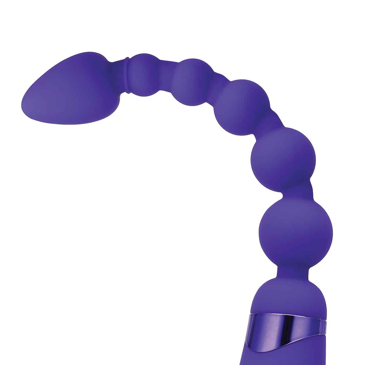 Flexible Globules Anal Beads Prostate Massager - Purple BA-4001 PUR