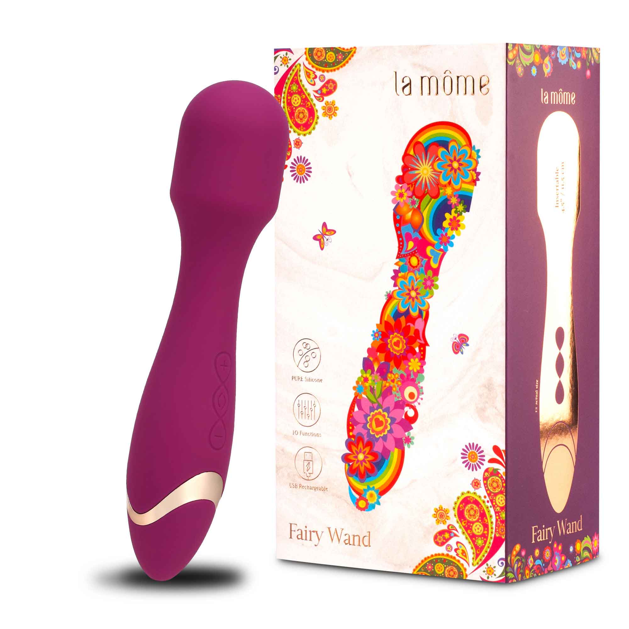 Fairy Wand Powerful Rechargeable Wand Vibrator BF-13072-17